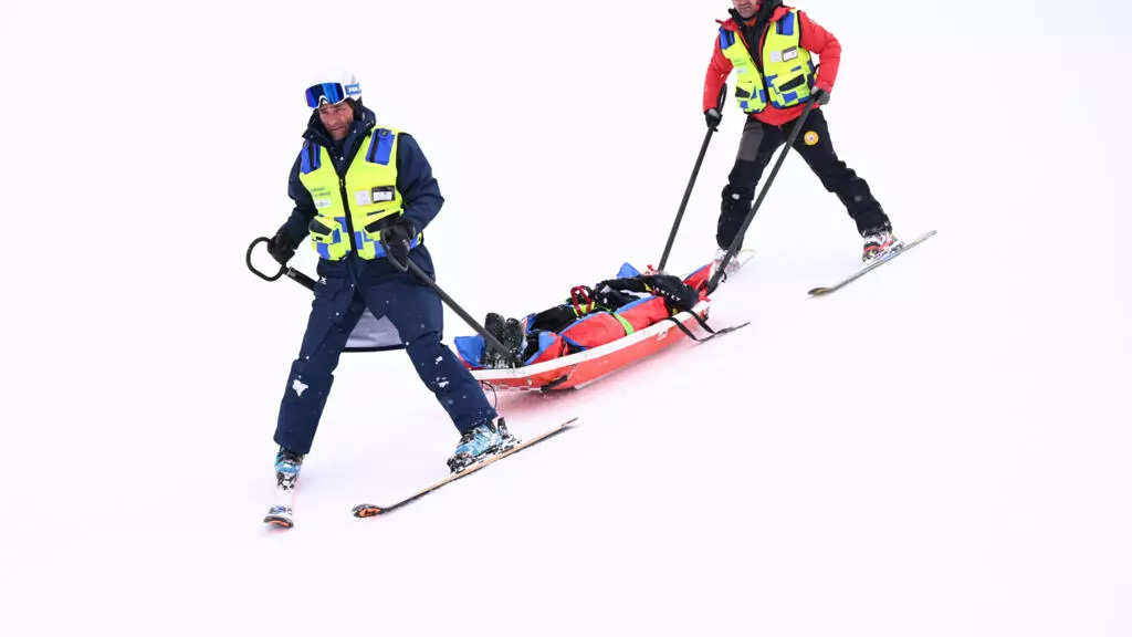 Accidente de Finley durante la competición en Milano-Cortina 2026